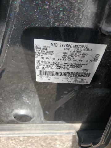 2FMDK4JCXDBB78199 - 2013 FORD EDGE SEL Siyah fotoğraf 13