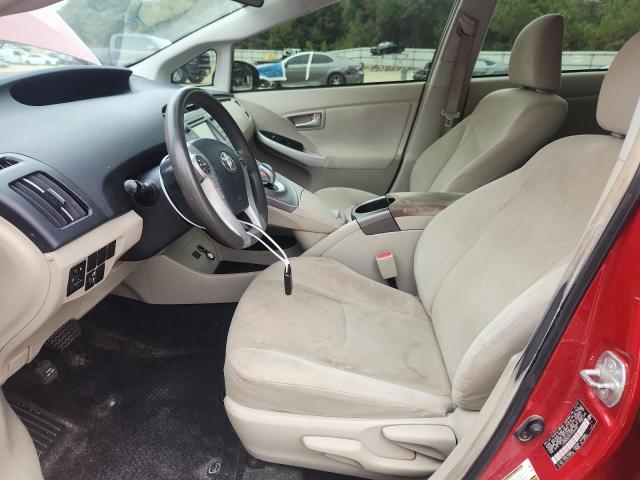 JTDKN3DU0F0430662 - 2015 TOYOTA PRIUS RED photo 7