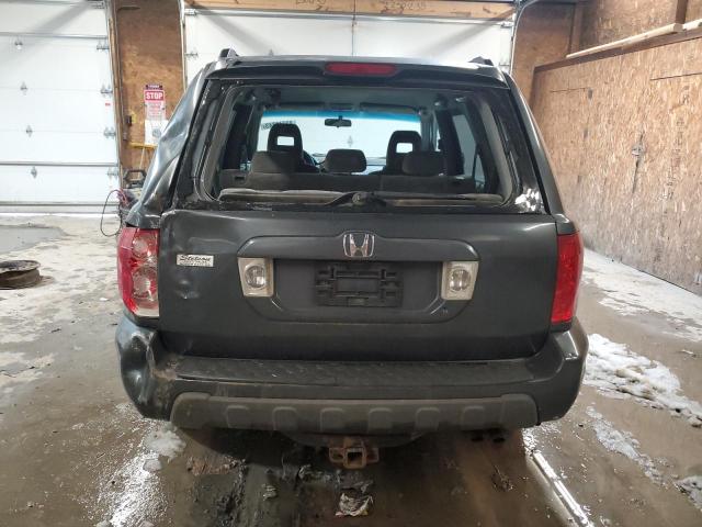 2HKYF18463H619692 - 2003 HONDA PILOT EX GRAY photo 6