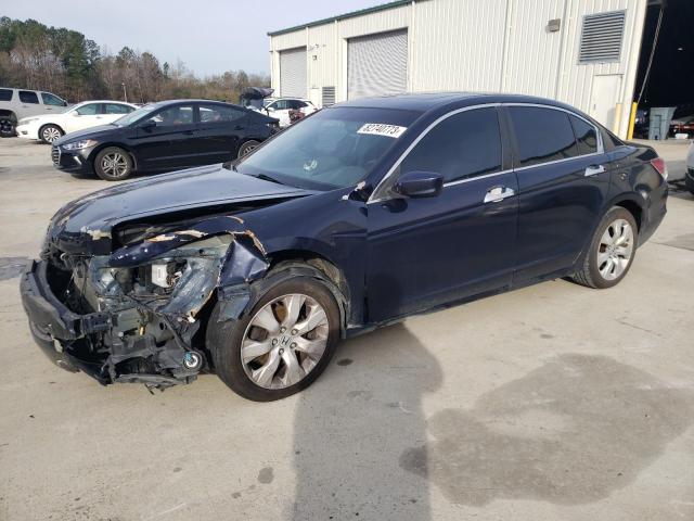 1HGCP36878A063501 - 2008 HONDA ACCORD EXL BLUE photo 1