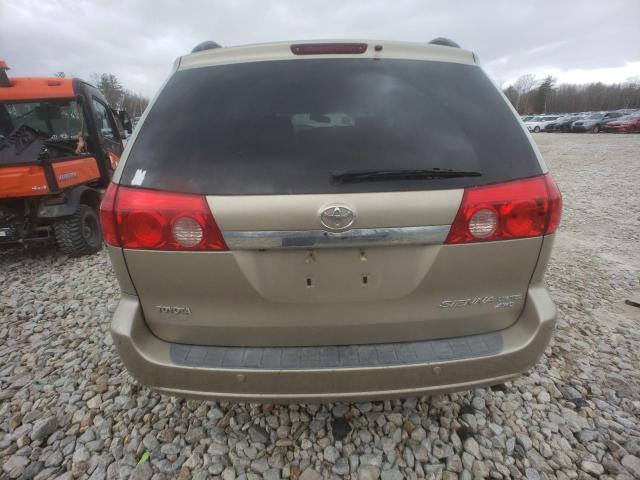 5TDBK22C37S006887 - 2007 TOYOTA SIENNA XLE TAN photo 6