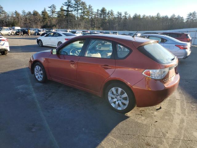 JF1GH6A66AH827376 - 2010 SUBARU IMPREZA 2.5I RED photo 2