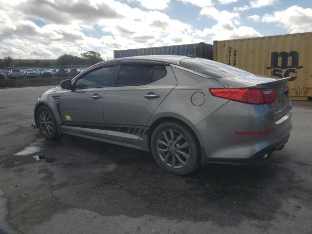5XXGN4A75FG409329 - 2015 KIA OPTIMA EX GRAY photo 2