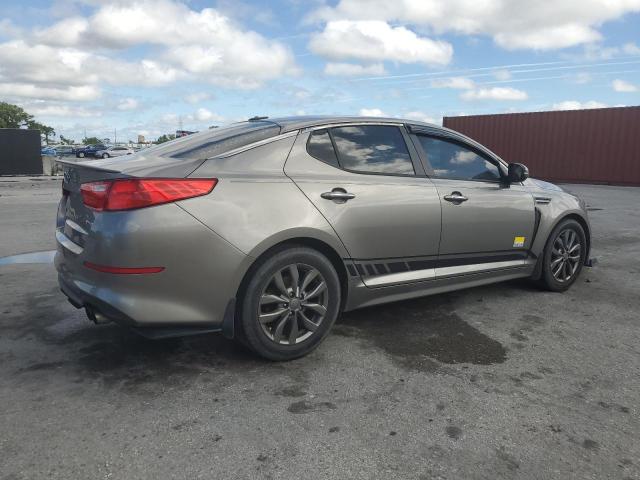 5XXGN4A75FG409329 - 2015 KIA OPTIMA EX GRAY photo 3