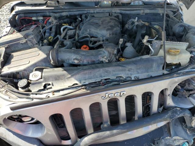 1C4BJWDG7FL690062 - 2015 JEEP WRANGLER U SPORT SILVER photo 12