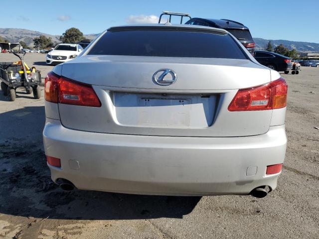 JTHBK262485061775 - 2008 LEXUS IS 250 SILVER photo 6