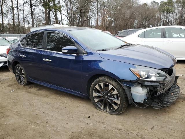 3N1AB7AP7HY302733 - 2017 NISSAN SENTRA S BLUE photo 4