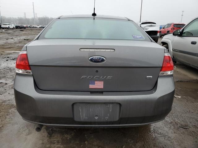 1FAHP35N29W145528 - 2009 FORD FOCUS SE GRAY photo 6