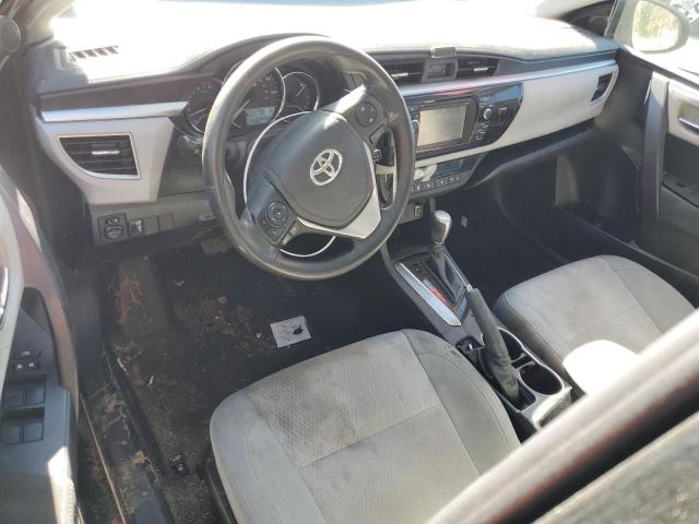 2T1BURHE1FC303899 - 2015 TOYOTA COROLLA L BLACK photo 8