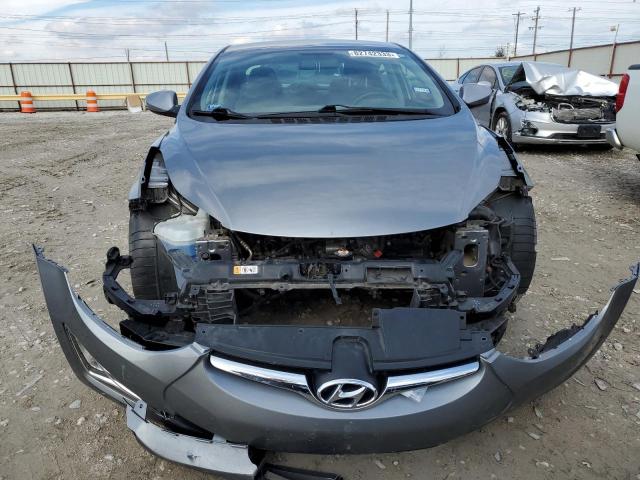 KMHDH4AE6EU184254 - 2014 HYUNDAI ELANTRA SE GRAY photo 5