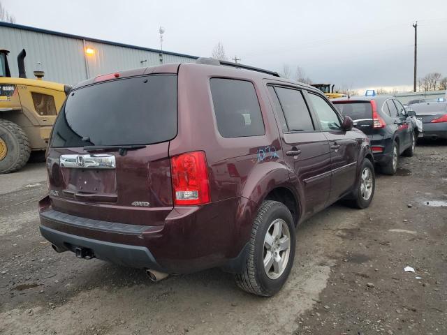 5FNYF4H45BB055256 - 2011 HONDA PILOT EX BURGUNDY photo 3