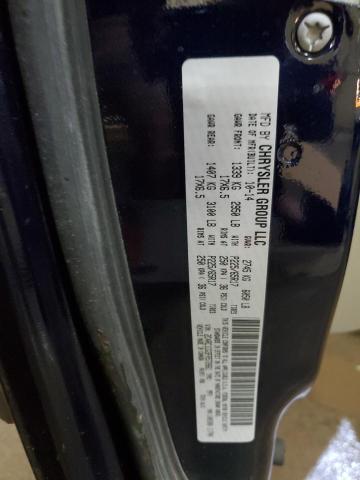 2C4RC1CG3FR572661 - 2015 CHRYSLER TOWN & COU TOURING L BLUE photo 14