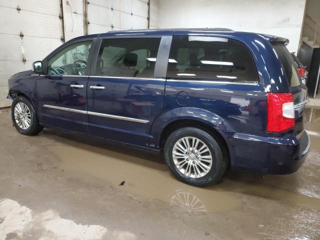 2C4RC1CG3FR572661 - 2015 CHRYSLER TOWN & COU TOURING L BLUE photo 2