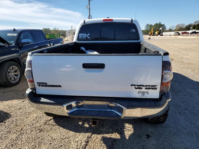 5TFKU4HN1BX001009 - 2011 TOYOTA TACOMA DOUBLE CAB PRERUNNER LONG BED WHITE photo 6