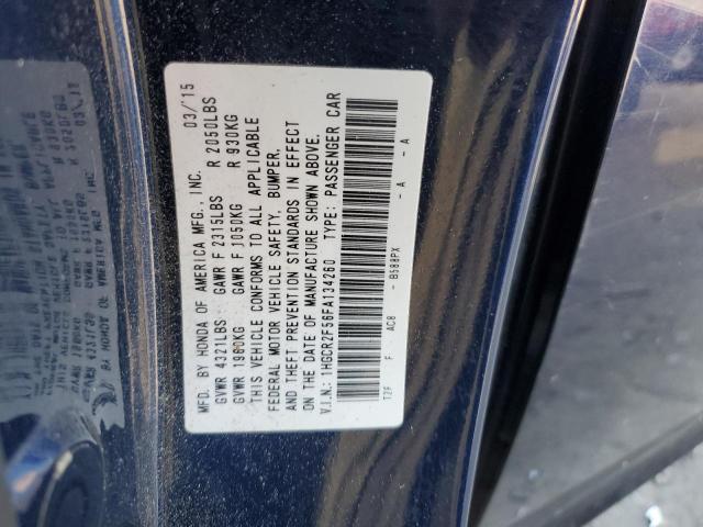 1HGCR2F56FA134260 - 2015 HONDA ACCORD SPORT BLUE photo 12