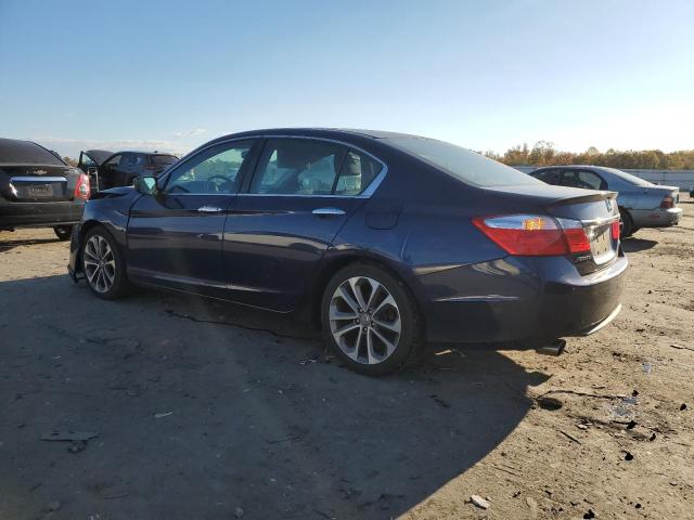 1HGCR2F56FA134260 - 2015 HONDA ACCORD SPORT BLUE photo 2