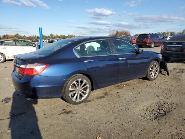 1HGCR2F56FA134260 - 2015 HONDA ACCORD SPORT BLUE photo 3