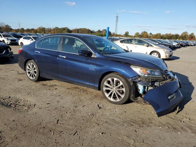 1HGCR2F56FA134260 - 2015 HONDA ACCORD SPORT BLUE photo 4