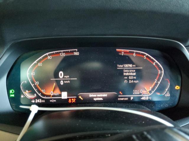 5UXCR6C53KLL05618 - 2019 BMW X5 XDRIVE40I WHITE photo 9