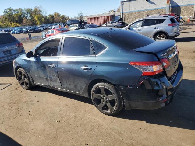 3N1AB7AP3FL691610 - 2015 NISSAN SENTRA S BLUE photo 2