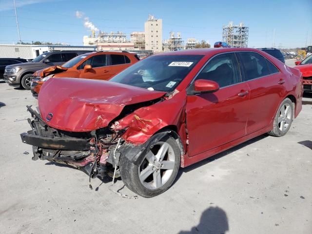 4T1BF1FK3CU567057 - 2012 TOYOTA CAMRY BASE RED photo 1