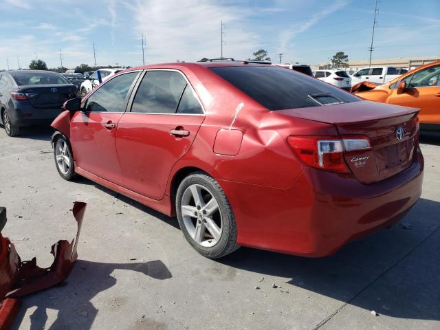 4T1BF1FK3CU567057 - 2012 TOYOTA CAMRY BASE RED photo 2