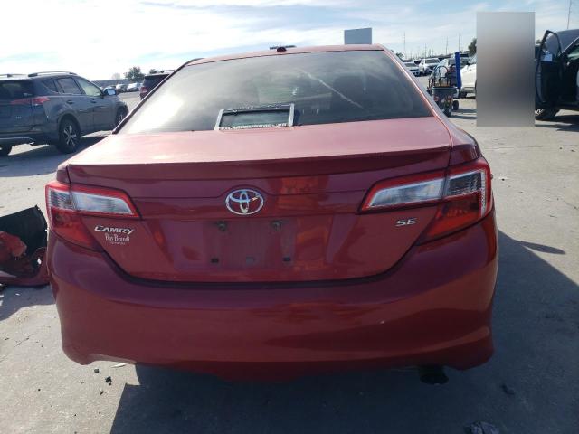 4T1BF1FK3CU567057 - 2012 TOYOTA CAMRY BASE RED photo 6