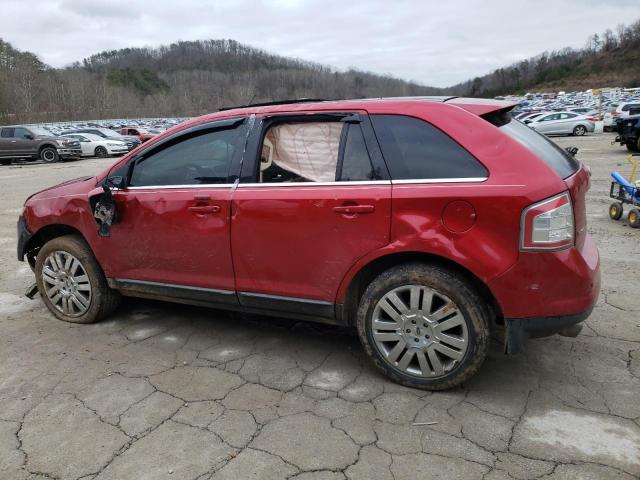 2FMDK4KC9ABB72534 - 2010 FORD EDGE LIMITED RED photo 2