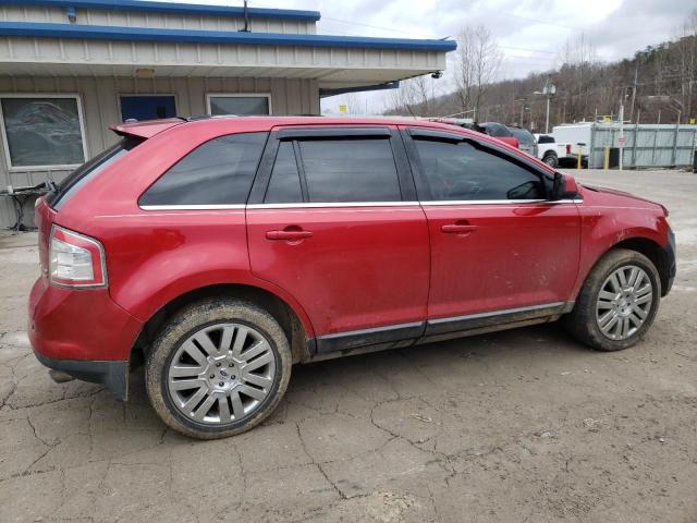 2FMDK4KC9ABB72534 - 2010 FORD EDGE LIMITED RED photo 3