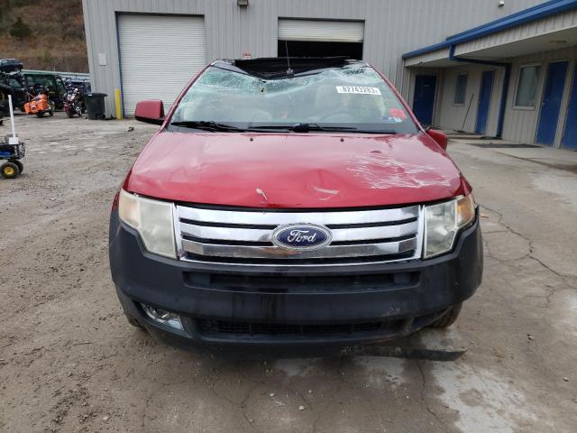 2FMDK4KC9ABB72534 - 2010 FORD EDGE LIMITED RED photo 5