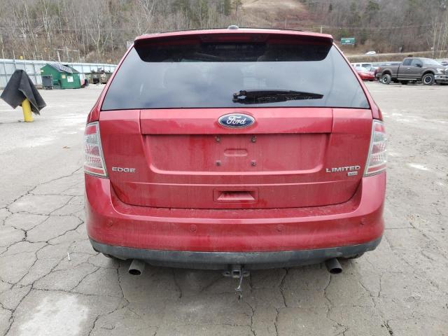 2FMDK4KC9ABB72534 - 2010 FORD EDGE LIMITED RED photo 6