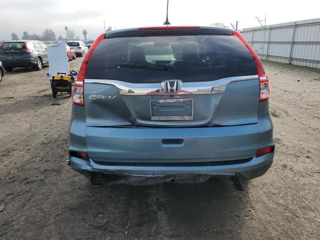 2HKRM3H76GH551139 - 2016 HONDA CR-V EXL BLUE photo 6