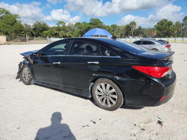 5NPEC4AC2EH913883 - 2014 HYUNDAI SONATA SE შავი ფოტო 2