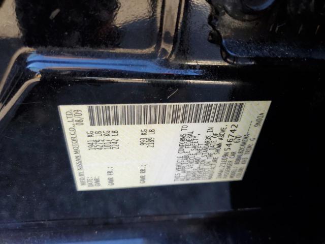 1N4AL21E09N546742 - 2009 NISSAN ALTIMA 2.5 BLACK photo 13