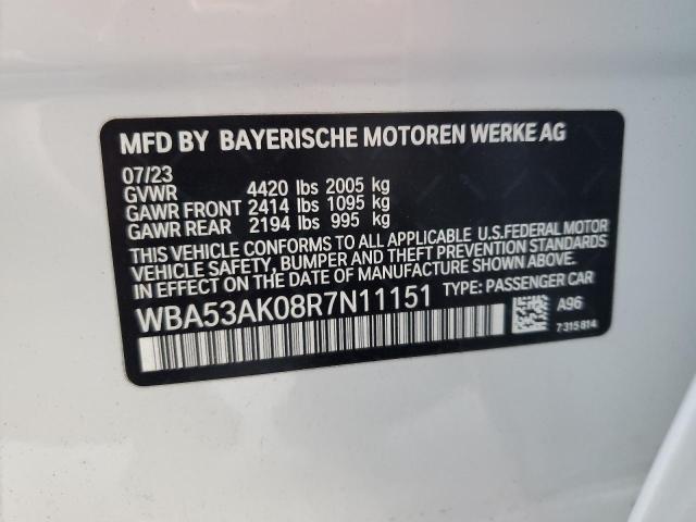 WBA53AK08R7N11151 - 2024 BMW 228I WHITE photo 13