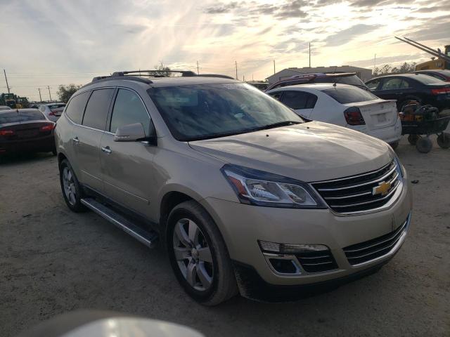 1GNKRJKD4FJ179903 - 2015 CHEVROLET TRAVERSE LTZ CREAM photo 4