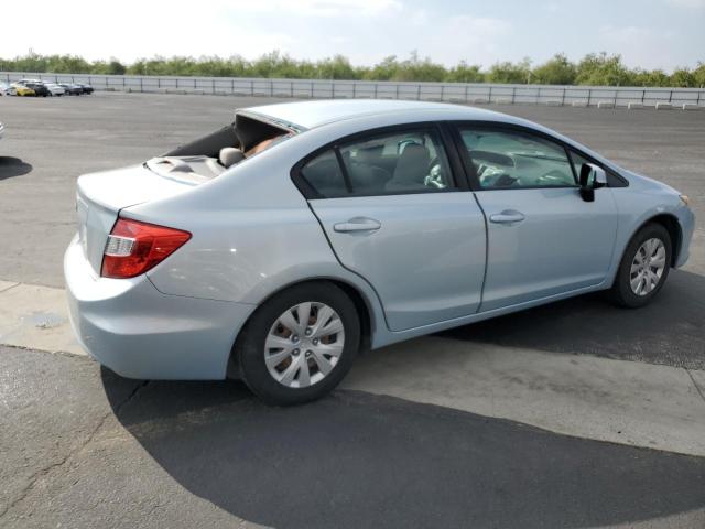 19XFB2F57CE310130 - 2012 HONDA CIVIC LX BLUE photo 3