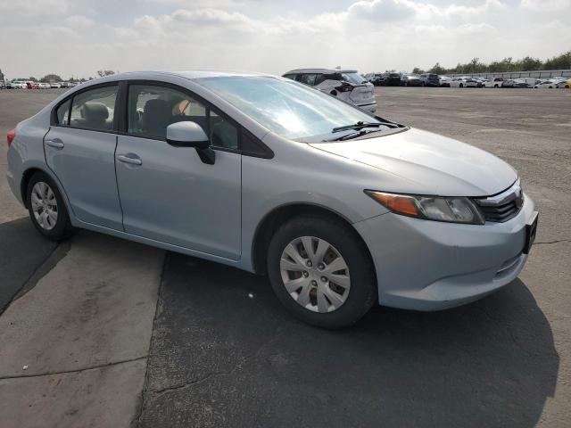 19XFB2F57CE310130 - 2012 HONDA CIVIC LX BLUE photo 4