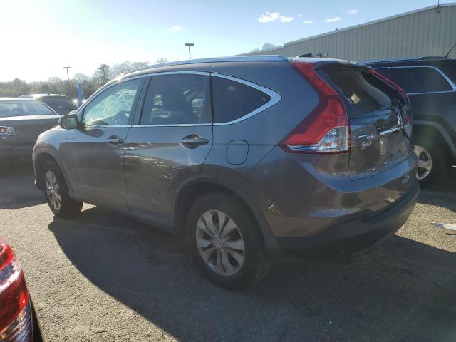 5J6RM4H76DL060836 - 2013 HONDA CR-V EXL GRAY photo 2