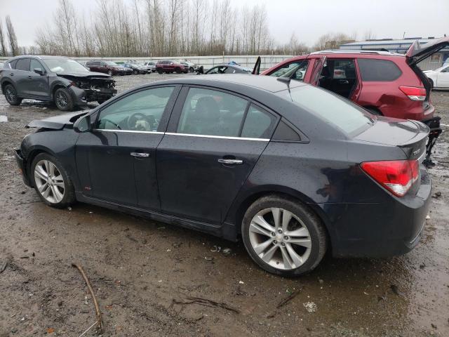 1G1PG5SB2E7239000 - 2014 CHEVROLET CRUZE LTZ BLACK photo 2