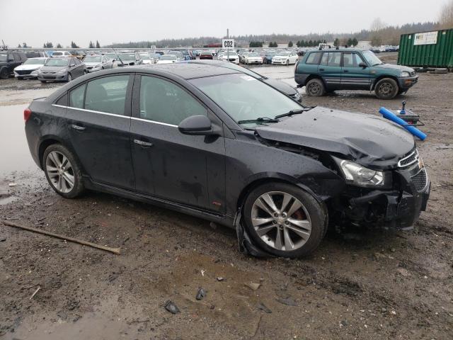 1G1PG5SB2E7239000 - 2014 CHEVROLET CRUZE LTZ BLACK photo 4