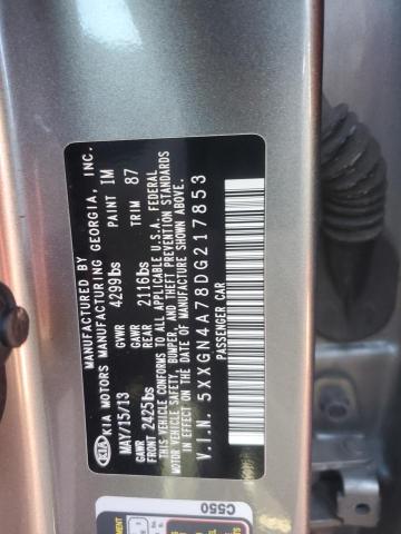 5XXGN4A78DG217853 - 2013 KIA OPTIMA EX SILVER photo 12