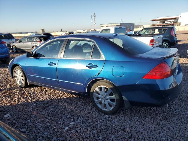 1HGCM66566A025237 - 2006 HONDA ACCORD EX BLUE photo 2