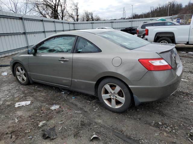 2HGFG12846H511957 - 2006 HONDA CIVIC EX GRAY photo 2