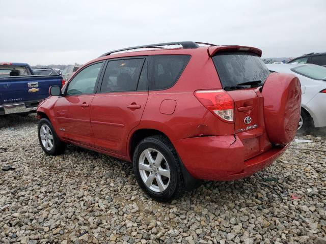 JTMZD31V086079749 - 2008 TOYOTA RAV4 LIMITED RED photo 2