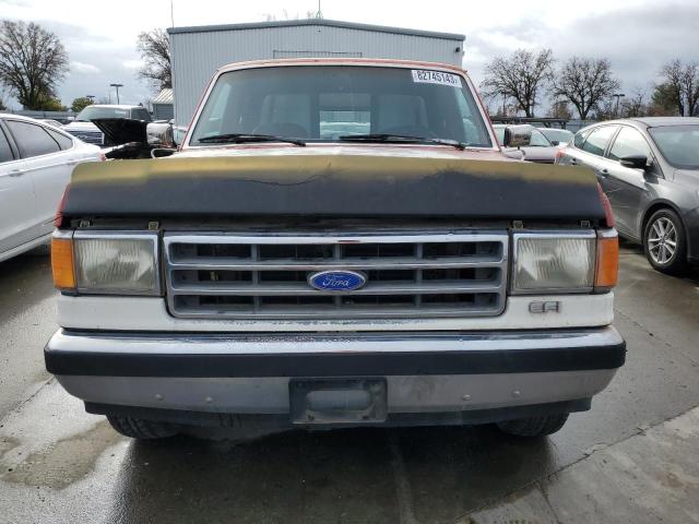 1FTEX15H3MKA10649 - 1991 FORD F150 TWO TONE photo 5