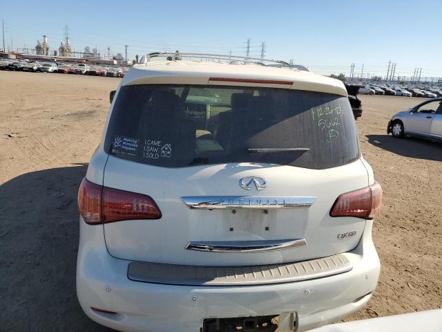 JN8AZ2NFXE9555662 - 2014 INFINITI QX80 WHITE photo 6