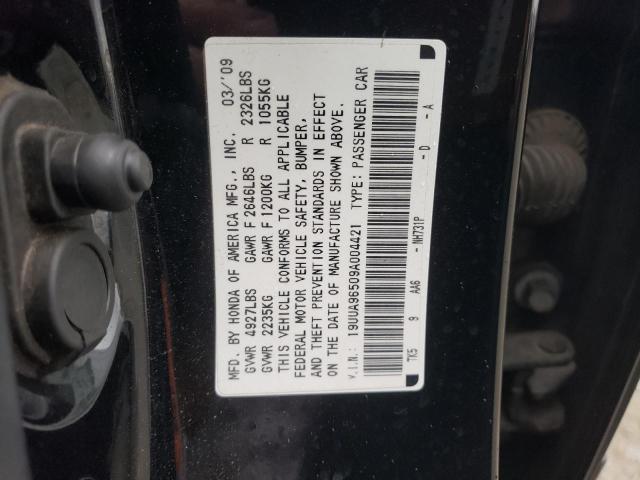 19UUA96509A004421 - 2009 ACURA TL 黑色 照片 12