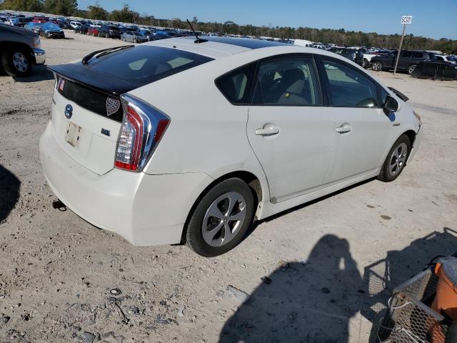 JTDKN3DU6E1753882 - 2014 TOYOTA PRIUS WHITE photo 3