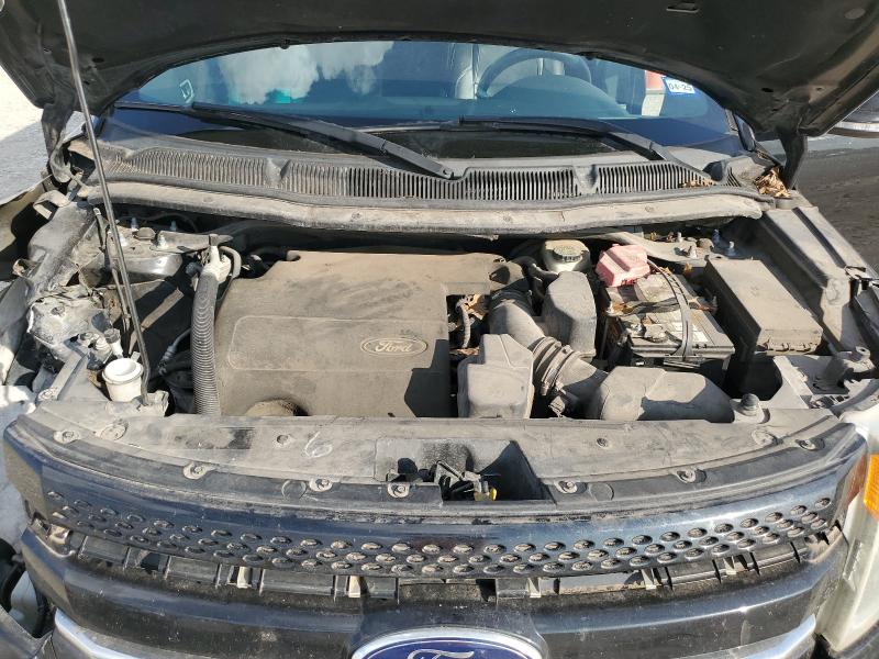 1FM5K7F82EGA59227 - 2014 FORD EXPLORER LIMITED შავი ფოტო 12